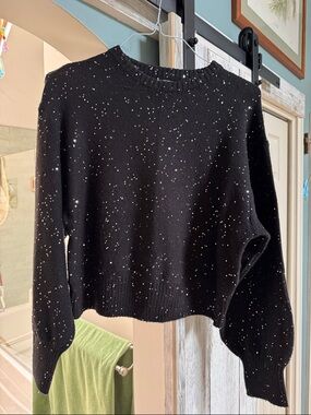 Black sparkle sweater